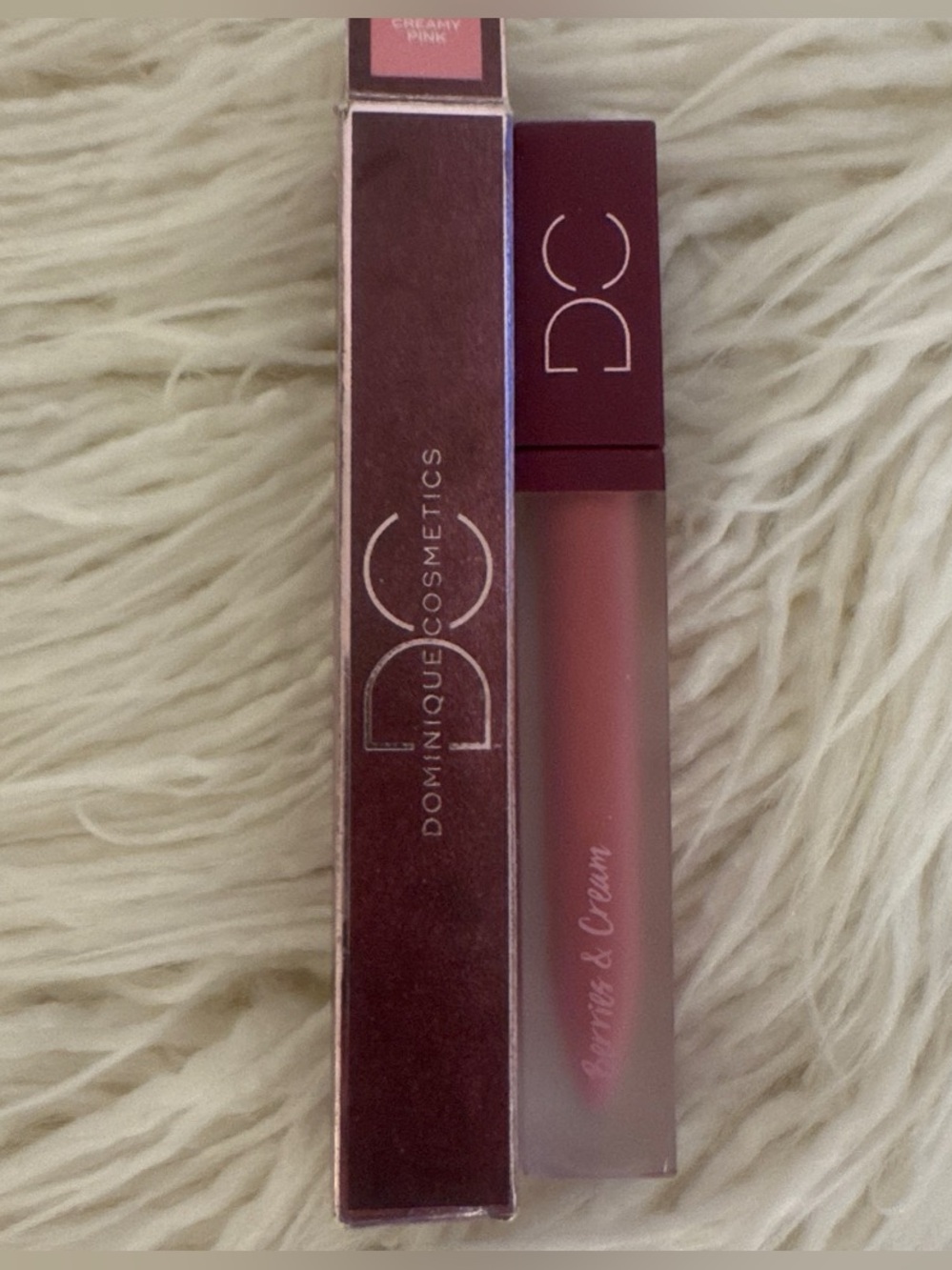 NEW Dominique Cosmetics Creamy Pink Liquid Lipstick